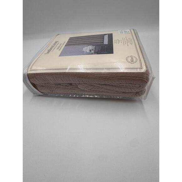 Southern Living Serenity Shower Curtain 72" X 72" 100% Cotton Taupe - Picture 7 of 7